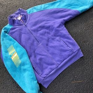 Vintage New Balance Purple Blue Sweatshirt Crew L